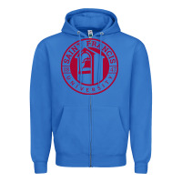 True Royal st. francis (pa) red flash Zipper Hoodie - linhVisuals