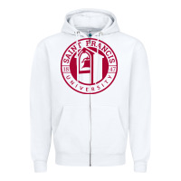 White st. francis (pa) red flash Zipper Hoodie - linhVisuals