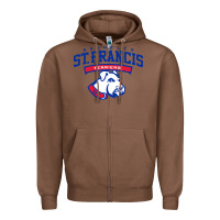 Chestnut st. francis brooklyn terriers Zipper Hoodie - linhVisuals