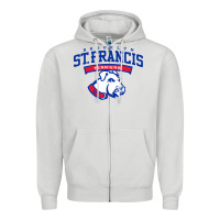 Dove Grey st. francis brooklyn terriers Zipper Hoodie - linhVisuals