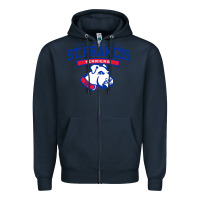 Navy st. francis brooklyn terriers Zipper Hoodie - linhVisuals