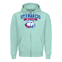 Seafoam st. francis brooklyn terriers Zipper Hoodie - linhVisuals