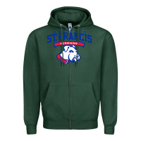 Sports Green st. francis brooklyn terriers Zipper Hoodie - linhVisuals