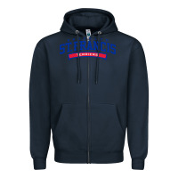 Navy st. francis brooklyn terriers Zipper Hoodie - linhVisuals