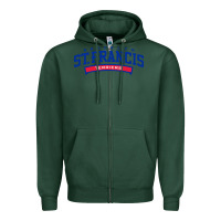 Sports Green st. francis brooklyn terriers Zipper Hoodie - linhVisuals