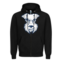 Black st. francis brooklyn terriers Zipper Hoodie - linhVisuals