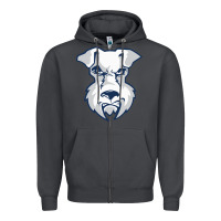 Smoke st. francis brooklyn terriers Zipper Hoodie - linhVisuals