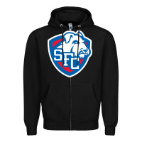 Black st. francis brooklyn terriers Zipper Hoodie - linhVisuals