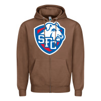 Chestnut st. francis brooklyn terriers Zipper Hoodie - linhVisuals