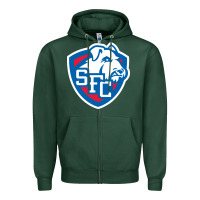 Sports Green st. francis brooklyn terriers Zipper Hoodie - linhVisuals