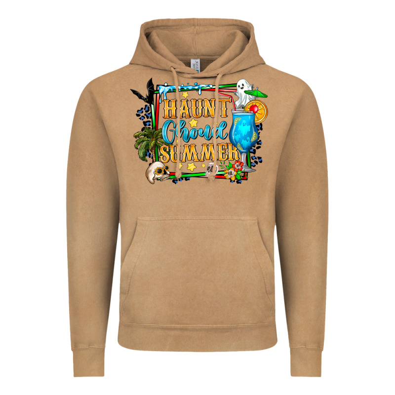 Name Spooky Summer Vibes Vintage Hoodie by CowhideDigitalArt | Teevron