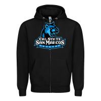 Black The cal state san marcos cougars Zipper Hoodie - linhVisuals
