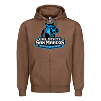 Chestnut The cal state san marcos cougars Zipper Hoodie - linhVisuals