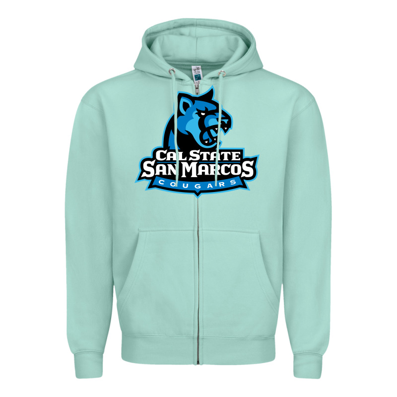 The Cal State San Marcos Cougars Zipper Hoodie by linhVisuals | Teevron