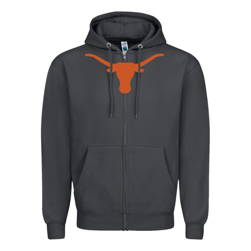 Texas Longhorns Vintage Hoodie Zipper Hoodie by linhVisuals | Teevron