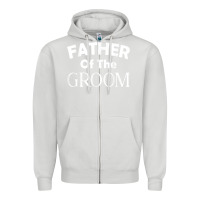 Dove Grey father of the groom t shirt wedding gift Zipper Hoodie - linhVisuals