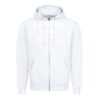 White father of the groom t shirt wedding gift Zipper Hoodie - linhVisuals