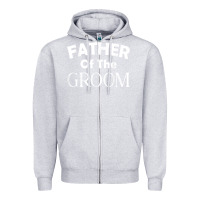 Heather Grey father of the groom t shirt wedding gift Zipper Hoodie - linhVisuals