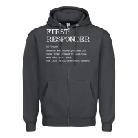 Smoke first responder  definition design Zipper Hoodie - linhVisuals