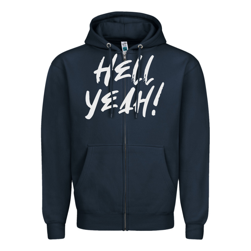 Hell Yeah! Zipper Hoodie by linhVisuals | Teevron
