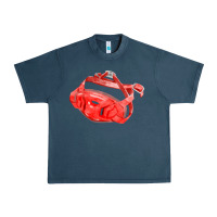 Midnight Navy Chin Guard Fa Element Urban Heavy Tee - FaDigitalArtStudio