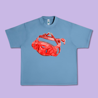 Chin Guard Fa Element Urban Heavy Tee Designed By Fadigitalartstudio