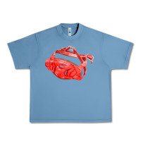 Pebble Blue Chin Guard Fa Element Urban Heavy Tee - FaDigitalArtStudio