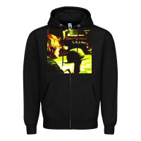 Black brett dennen Zipper Hoodie - linhVisuals