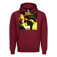 Burgundy brett dennen Zipper Hoodie - linhVisuals