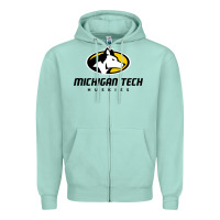 Seafoam michigan tech Zipper Hoodie - linhVisuals
