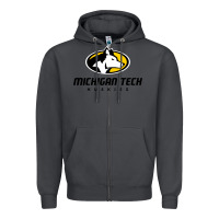 Smoke michigan tech Zipper Hoodie - linhVisuals