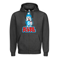 Charcoal Heather slush puppie cute Zipper Hoodie - linhVisuals
