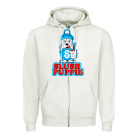 Oatmeal Heather slush puppie cute Zipper Hoodie - linhVisuals