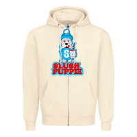 Sandshell slush puppie cute Zipper Hoodie - linhVisuals