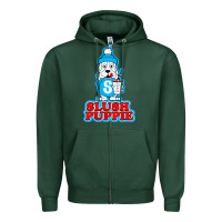 Sports Green slush puppie cute Zipper Hoodie - linhVisuals