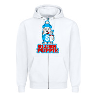 White slush puppie cute Zipper Hoodie - linhVisuals
