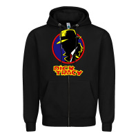 Black dick tracy Zipper Hoodie - linhVisuals