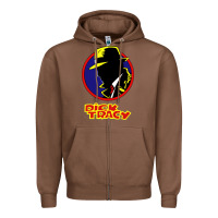 Chestnut dick tracy Zipper Hoodie - linhVisuals