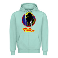 Seafoam dick tracy Zipper Hoodie - linhVisuals