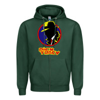 Sports Green dick tracy Zipper Hoodie - linhVisuals