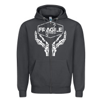 Smoke fragile express death stranding Zipper Hoodie - linhVisuals