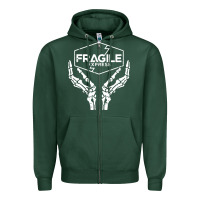 Sports Green fragile express death stranding Zipper Hoodie - linhVisuals