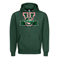 Sports Green mississippi valley Zipper Hoodie - linhVisuals
