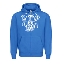 True Royal border collie dog t  shirt border collie with sunglasses cool dog t  s Zipper Hoodie - linhVisuals