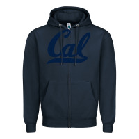 Navy california Zipper Hoodie - linhVisuals