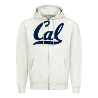 Oatmeal Heather california Zipper Hoodie - linhVisuals