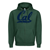 Sports Green california Zipper Hoodie - linhVisuals