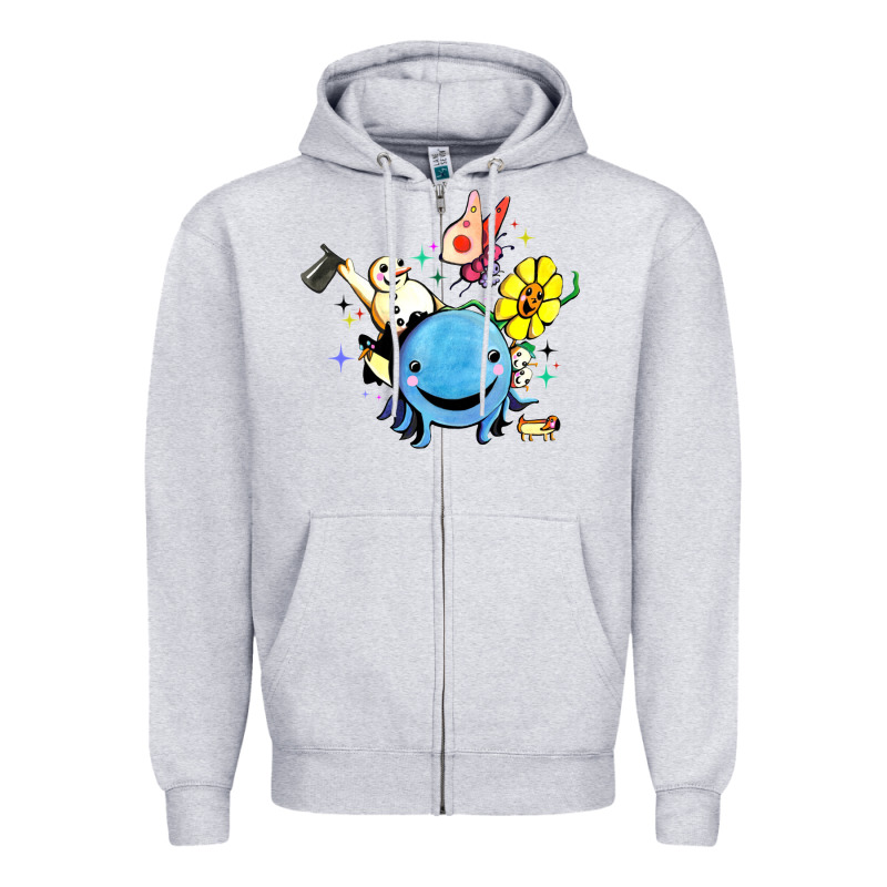 Oswald The Octopus Zipper Hoodie by linhVisuals | Teevron