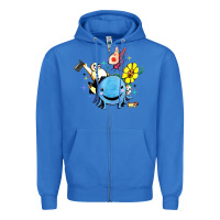 True Royal oswald the octopus Zipper Hoodie - linhVisuals