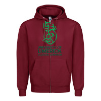 Ul  University Of Limerick Zipper Hoodie | Teevron